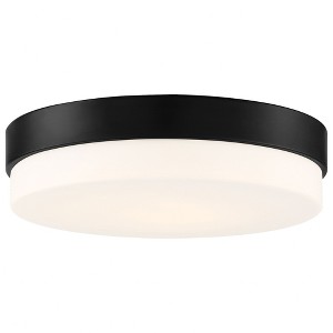 Access Lighting Roma 1 - Light Flush Mount in  Matte Black - 1 of 4