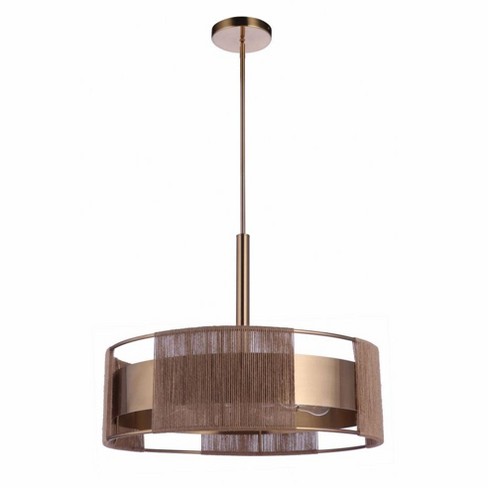 Craftmade Lighting Kensey 6 - Light Pendant in  Satin Brass - image 1 of 1