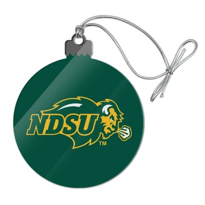 North Dakota State Bison Logo Acrylic Christmas Tree Holiday Ornament