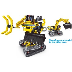 Building Blocks Bricks Construction Truck Kit STEM Toy (Excavator), 301pcs - 1 of 4