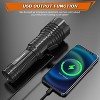 Sunitat Rechargeable Flashlight 2000 High Lumens, LED Flash with LCD Display XHM77.2 Super Bright, 5 Modes and Adjustable Focus, IP67 Water Resistant - 4 of 4