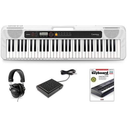 Casio Casiotone CT-S200 Keyboard Essentials Kit White