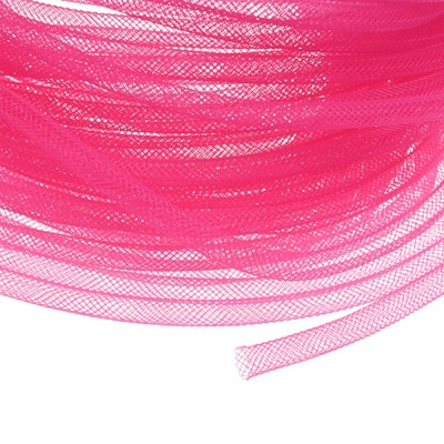 Unique Bargains Elastic Fabric Durable Mesh Tubing Multipurpose Use Waterproof Mesh Tube Ribbon 1 Pc