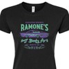 Women's - Disney - Radiator Springs Ramone's House of Body Art Rt 66 Fitted Graphic T-Shirt - 2 of 3