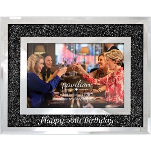 Pavilion Gift Company - Happy 50th - 7.25" x 9.25" Frame (Holds  4" x 6" Photo) - Single Image Frames - 1 of 4