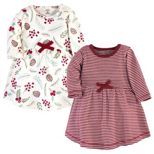 Luvable Friends Touched by Nature Long-Sleeve Dresses 2pk - 1 of 2