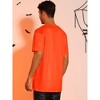 TATT 21 Men's Halloween Pumpkin Printed Short Sleeves Graphic T-Shirts - 3 of 4