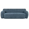 Minimalist Curved 3-Seater Sofa,81.5" Streamlined Deep Seat Couch,No Assembly Compression Sofa for Living Room,Bedroom,Apartment-Baofuwish - 3 of 4