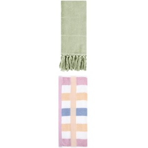 REGALWOVEN 2 Packs Cotton Absorbent Soft Decorative Bathroom Hand Towel for Kitchen - 1 of 4
