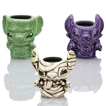 Beeline Creative Geeki Tikis Disney Lilo & Stitch Halloween Monsters 3-Pack Ceramic Mini Muglets