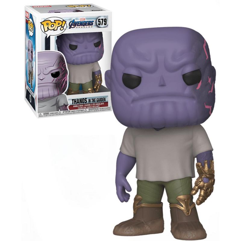 Funko Pop! Marvel: Avengers Endgame - Casual Thanos with Gauntlet, 1 of 4