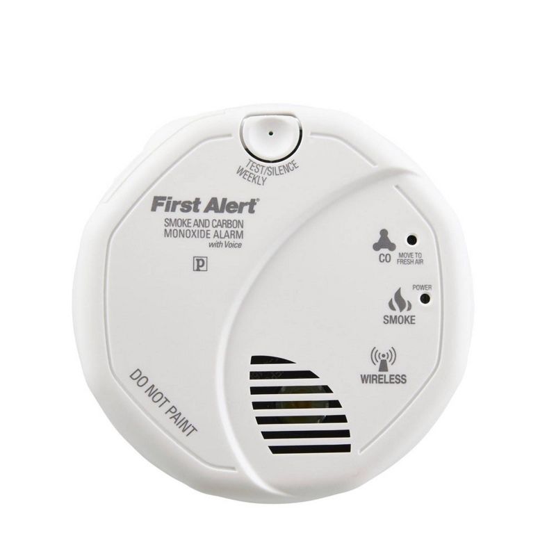 First Alert SCO501CN Smoke &#38; Carbon Monoxide Detector with Voice Location and Wireless Interconnectivity, 3 of 9