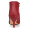 Allegra K Women's V-Shape Cutout Pointy Toe Stiletto Heels Ankle Booties - 4 of 4