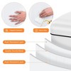 8 Gallon Bathroom Step Trash Can, 30-Liter Square Stainless Steel Foot Pedal Garbage Can - 4 of 4