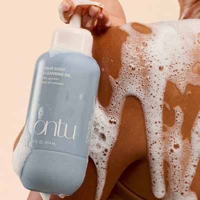 Ontu Hydrating Body Wash Cleansing Oil with Triple-Oil Complex - 14 fl oz: Vanilla Scent, Normal Skin, Pump Bottle