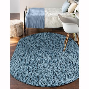 Unique Loom Infinity Shag Collection Area Rug - Jinko - 1 of 4