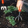 FELCO 411, Forged Steel Garden Cultivator, FSC Ash Wood Handle - 3 of 4