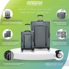American Tourister Dash XLT Carry On and Large Spinner Travel Suitcase 2 Piece Smooth Rolling Luggage Set with Adjustable Handles, Graphite - 2 of 4