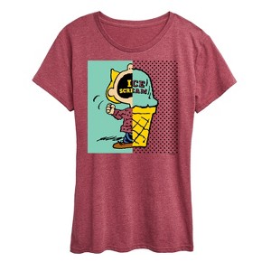 Women's - Peanuts - Sally Ice Cream Short Sleeve Graphic T-Shirt - 1 of 4