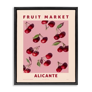 Stupell Industries Fruit Market Cherries Floating Frame Canvas Art - 1 of 4