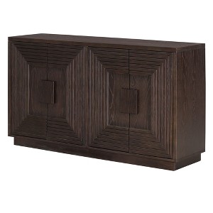 NicBex 4 Door Sideboard Cabinet Vintage Style Buffet Cabinet with Adjustable Shelves for Kitchen,Living Room - 1 of 4