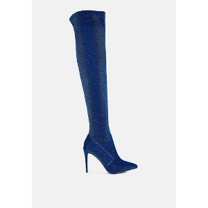 Tigerlily Knitted Stiletto Long Boots Women - 1 of 4