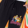 Scooby Doo Men's Original Mystery Solvers Vintage Sleep Lounge Pajama Pants Black - 3 of 3