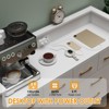8 Drawer Dresser, Modern Dresser for Bedroom with Led Lights and Charging Station, Wooden Chest of Drawer with Open Space - 4 of 4