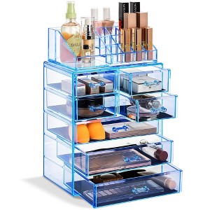 Sorbus Clear Cosmetic Makeup Organizer Case & Display - Spacious Design - Great for Dresser, Bathroom, Vanity & Countertop - 1 of 4