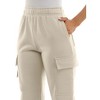 Derek Heart Womens High Rise Wide Leg Multi Pocket Cargo Pants - 3 of 4