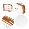 Unique Bargains Women's Transparent Waterproof Business Travel Makeup Bags Brown 2 Pcs - 3 of 4