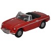 MG MGB Roadster RHD (Right Hand Drive) Tartan Red 1/148 (N) Scale Diecast Model car by Oxford Diecast - 2 of 3