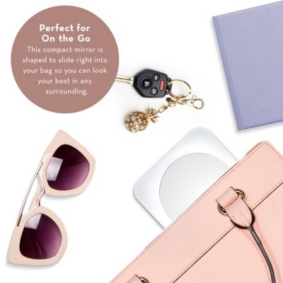 Elegant Round Countertop LED Magnifying Makeup Mirror