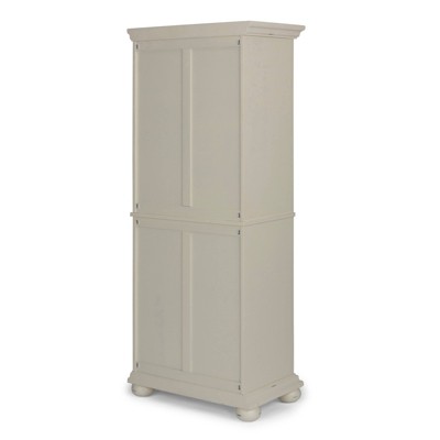 Dover 72" White Mahogany Freestanding Pantry with Adjustable Shelving