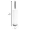 iDesign Toilet Bowl Brush and Holders - 2 of 4
