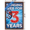 Trends International Marvel Spider-Man - Happy 3rd Birthday Framed Wall Poster Prints - 3 of 4