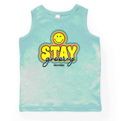 The Juniper Shop SmileyWorld Stay Groovy Youth Tank Top