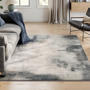 SONGMICS Area Rug, 5x7 ft 8x10 ft Rug for Living Room, Non-Slip Carpet, Modern Abstract Style, Home Decor, Machine Washable - 1 of 4