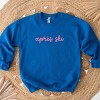 Simply Sage Market Embroidered Apres Ski Words Sweatshirt - 2 of 4