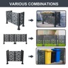 Cesicia 4 ft x 2 ft Garden Fence for Outdoor Units,Metal Privacy Fence Cover,3- Fence Panels - 3 of 4