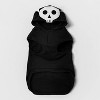 Skeleton Glow Reflective Halloween Hoodie Dog and Cat Costume - Boots & Barkley™ - 4 of 4