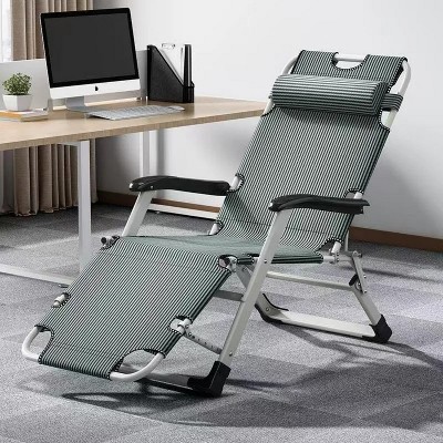 70.08'' Folding textile waterproof terrace lounge chair, adjustable outdoor adjustable lounge chair with pillows