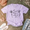 Simply Sage Market Wild and Free Flowers Garment Dyed Tee - 2 of 4