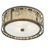 Livex Lighting Avalon 3 - Light Flush Mount in  Palacial Bronze/Gilded - 3 of 4