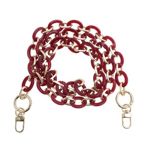 Unique Bargains Trendy Handbag Strap Red White 1 Pc - 1 of 4