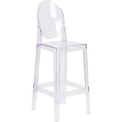 Ghost Barstool In Transparent Crystal 