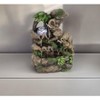 HomeRoots 11" Gray  Polyresin Elephant Tabletop Fountain with Light - 2 of 4