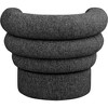 Meridian Furniture,Valentina Linen Textured Fabric Accent Swivel Chair - 2 of 4
