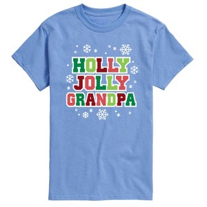Men's - Instant Message - Holly Jolly Grandpa Short Sleeve Graphic T-Shirt - 1 of 4