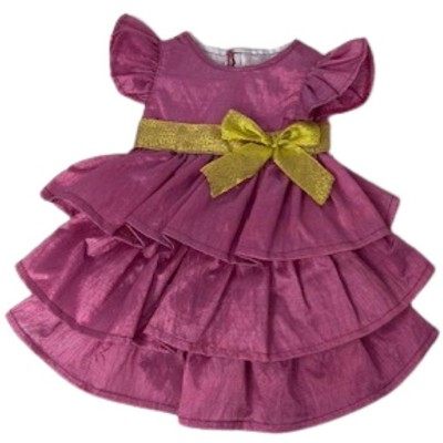 Doll Clothes Superstore Handmade Mauve Ruffle Dress Fits 18 Inch Girl Dolls Like American Girl Our Generation My Life Dolls